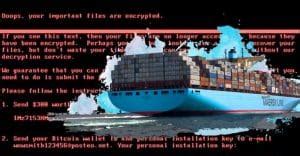 maersk attacked by ransomware